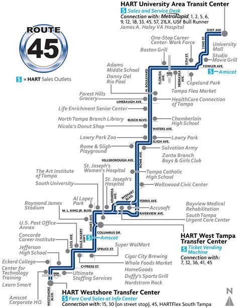 45 bus schedule.